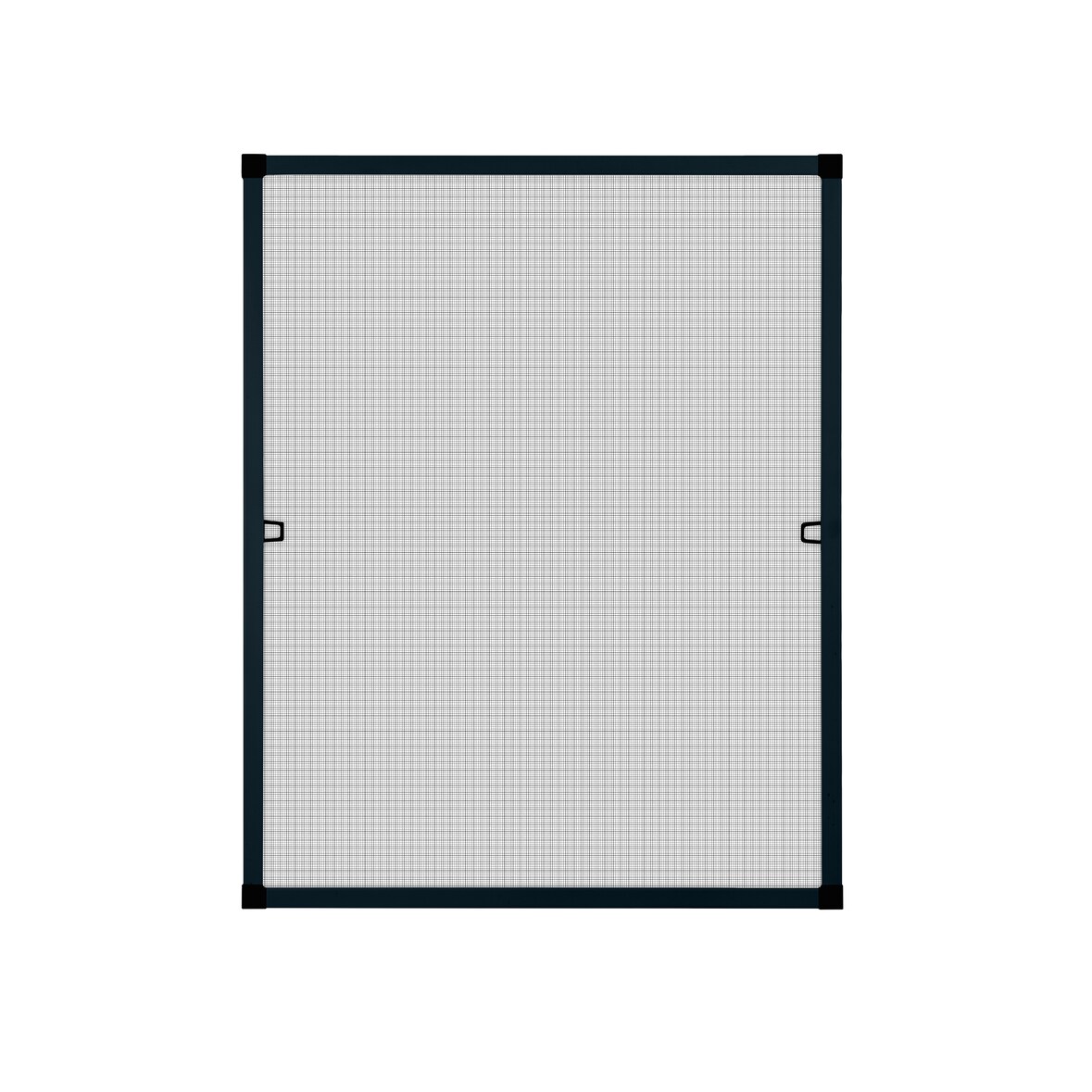 Fliegengitter Insektenschutz Fenster Alu Rahmen Bausatz 130 x 150 cm anthrazit auf Maß