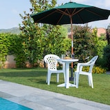 thumbnail of garbar BANYOLES Mesa Cuadrada Interior, Exterior 70x70 Blanco