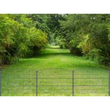 thumbnail of Gartenzaun Mattenzaun Doppelstabmattenzaun Anthrazit Grau Rund 0,8 m x 40 m