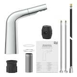 thumbnail of COOL Waschtischarmatur mit herausziehbarer Brause, Wasserhahn Bad ausziehbar, Mischbatterie Waschbecken in Chrom