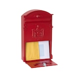 thumbnail of ARREGUI Residencia D-2151/R Buzón Exterior Vintage de Aluminio Tamaño M (Correo DIN A4 y Revistas), Buzón de Correo Mediano, Estilo Clásico, Rojo