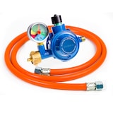 thumbnail of 50 mbar Haushalts-Gasregler / Druckminderer  + 0,8 m Gasschlauch  (Innenraum Gas Regler)