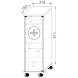 thumbnail of VCM  Nilusa  H. 98 x B. 31 x T. 35 cm