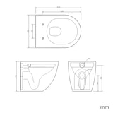 thumbnail of Wand-WC Rivo inkl. Sitz