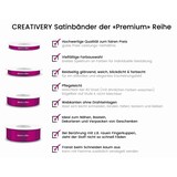 thumbnail of Doppelseitiges Satinband 10mm x 20m Schleifenband Geschenkband Stoffband Rot