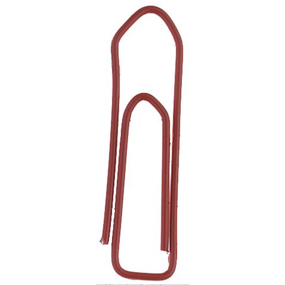 Briefklammer Metall lackiert 26mm rot VE=10x500 Stück