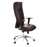thumbnail of Bürostuhl / Chefsessel MURANO 20 Leder dunkelbraun hjh OFFICE