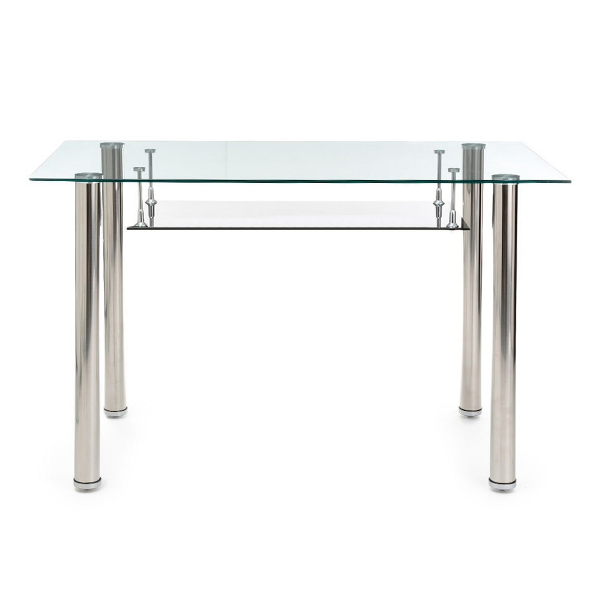 Oreste Luchetta scrivania DOIG piano in vetro temprato trasparente H.75 x L.120 x P.70 cm
