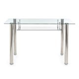 thumbnail of Oreste Luchetta scrivania DOIG piano in vetro temprato trasparente H.75 x L.120 x P.70 cm