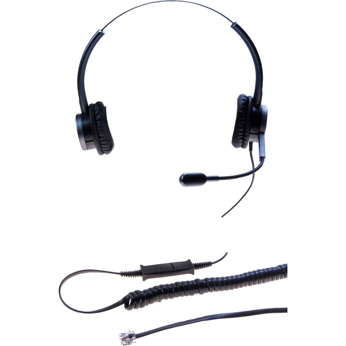 DACOMEX Perle - casque téléphone binaural micro Flex antibruit