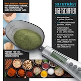 thumbnail of Arendo Löffelwaage digital 0,1g - Küchenwaage Feinwaage - LCD-Anzeige - Digitalwaage - Professionelles Küchenzubehör - 2 abnehmbare Löffel