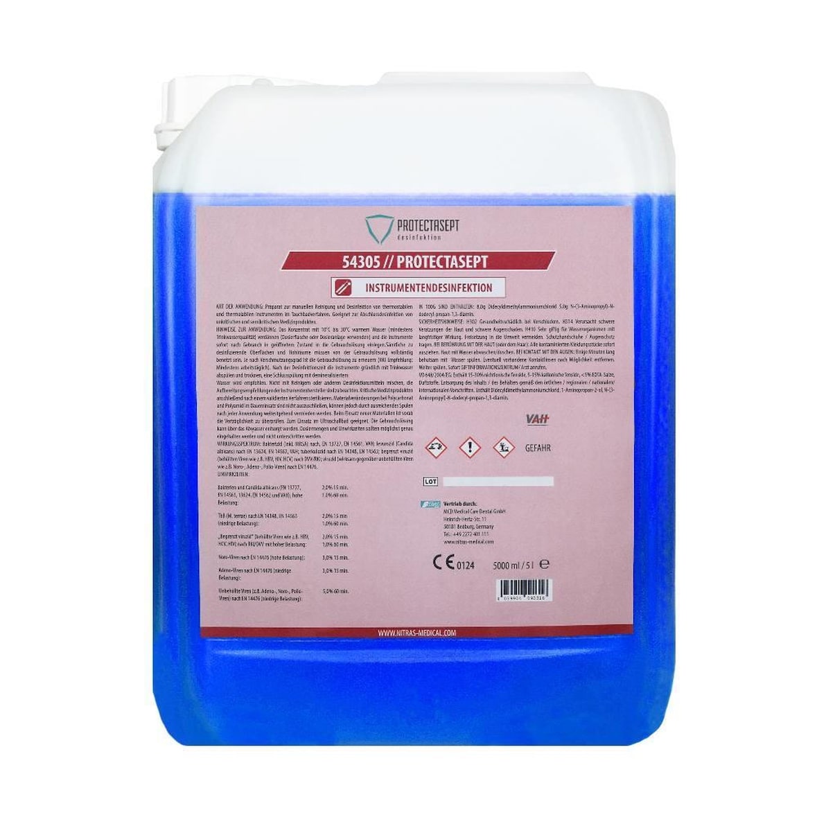Nitras Medical Protectasept Instrumentendesinfektion | Konzentrat | 1 x 5 L