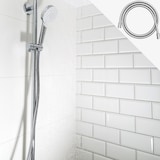 thumbnail of Intirilife Universal Duschschlauch 150 cm Länge - PVC- Flexible Brause Bade Schlauch Schutz vor Verheddern Verdrehen