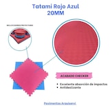 thumbnail of Arquiservi - Esterilla Tatami Puzzle 1x1x20mm Rojo-Azul (Lote 16Uds)  Antideslizante, yoga, pilates.