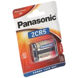 thumbnail of Panasonic Lithium-Fotobatterie 2Cr5 3V Blister (1er-Pack) 2Cr-5L/1Bp