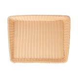 thumbnail of Garcia de Pou - Corbeille Similaire Osier Rectangulaire Inclinée 45X60X5/12 Cm Naturel Pp