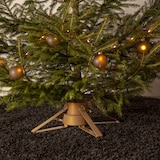 thumbnail of Christbaumständer Weihnachtsbaumständer Baumöhe bis 2,6m Wassertank 0,9l gold