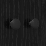 thumbnail of vidaXL Waschmaschinen-Schrank Schwarz 0ak 68 x 48,5 x 194 cm
