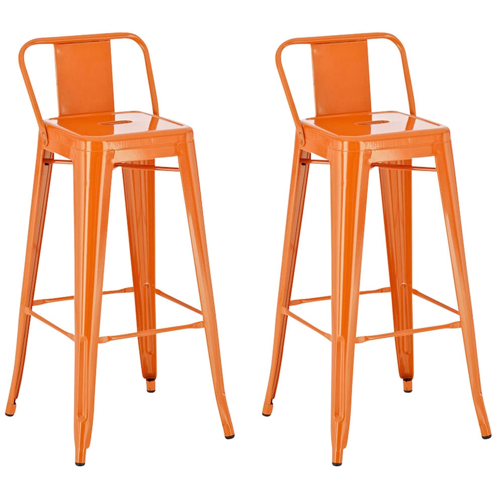 Set van 2 barkrukken Mason oranje