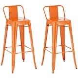 thumbnail of Set van 2 barkrukken Mason oranje