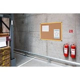 thumbnail of Quadro de Cortiça Industrial Ultrabrite Bi-Office - 900 x 600 mm, Moldura de Alumínio Amarelo