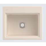 thumbnail of Villeroy&Boch Rechteckiges Spülbecken, Keramikspüle Subway Style 60 S Ivory beige, 60x51cm, Unterschrankbreite 60cm