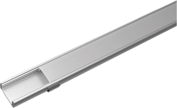 2 m flaches Aluminiumprofil-Set für LED-Streifen L2000 x 17,4 x 7 mm