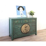 thumbnail of OPIUM OUTLET Meubels Dressoir Kast Buffetkast Huwelijkskast Aurora 33082-10 smaragd-groen Aziatisch Chinees Oosters