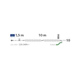 thumbnail of Guirlande lumineuse LED 10M rouge raccordable professionnelle 230V IP67 Lotti
