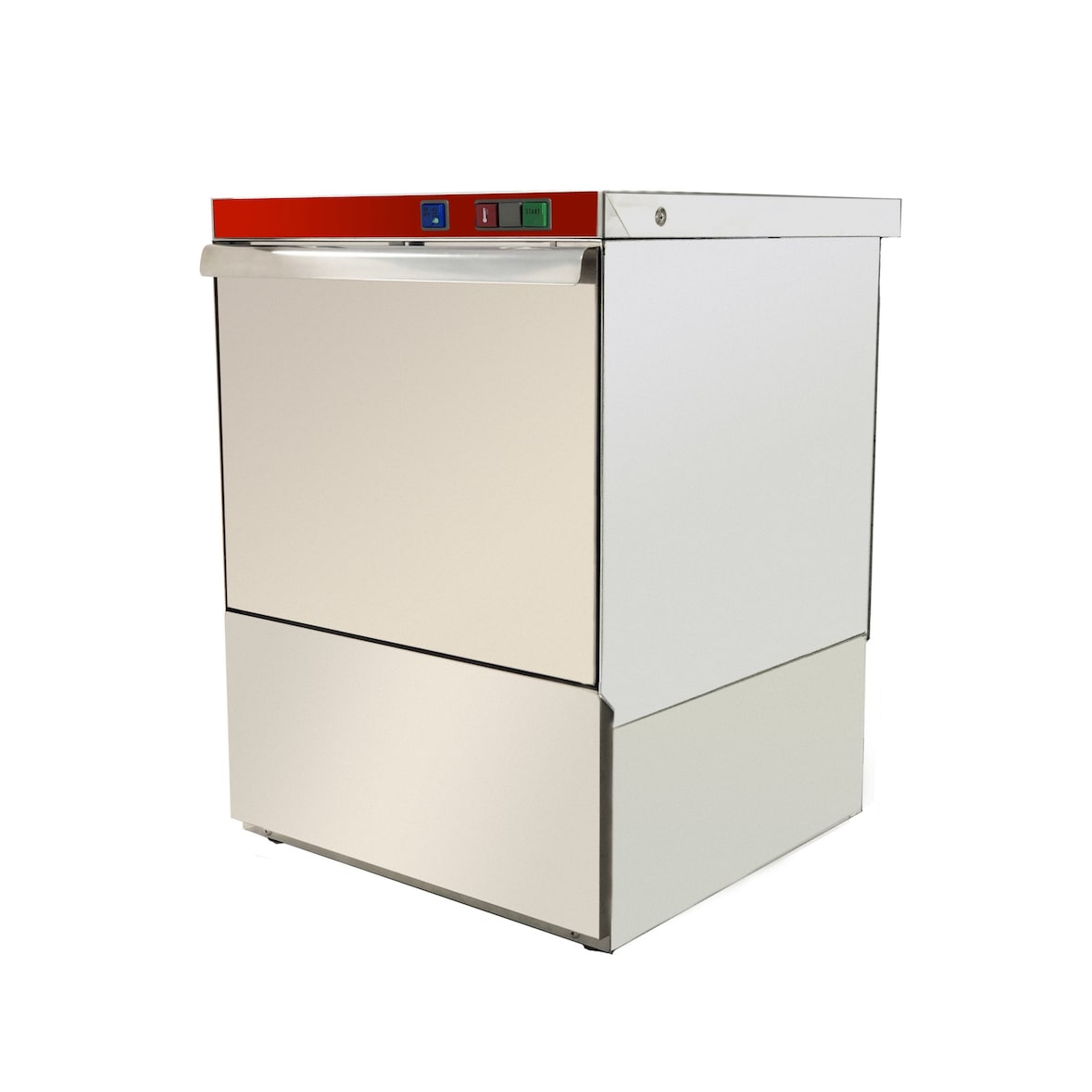 Lavastoviglie cesto quadro 50 cm trifase. Doppio dosatore. Altezza utile porta 34 cm. Misure (LxPxH) 55x60x82,5 cm. Silver50PLUS-3-DET