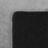 thumbnail of Teppich Kurzflor Unifarben Polyester Antirutsch Wohnzimmer Silber Rund 80x80 | Kadima Design