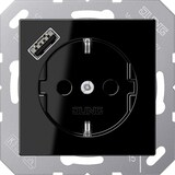 thumbnail of Jung SCHUKO Steckdose A 1520-18 A SW A1520-18ASW