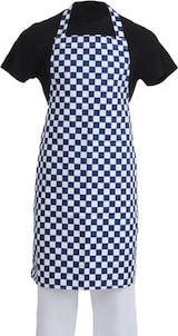 thumbnail of Gastronoble Whites Latzschürze blau weiß kariert