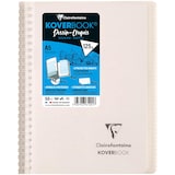 thumbnail of Clairefontaine 10x Koverbook, Zeichenblock/Skizzenblock mit Doppelspiralbindung, A5, 50 Bl blanko weiß 125g, Einband aus PP - Sortiert 361201C