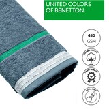 thumbnail of Benetton - Toalha de Lavabo 30x50cm 100% Algodão Azul Escuro com Listras Neutral