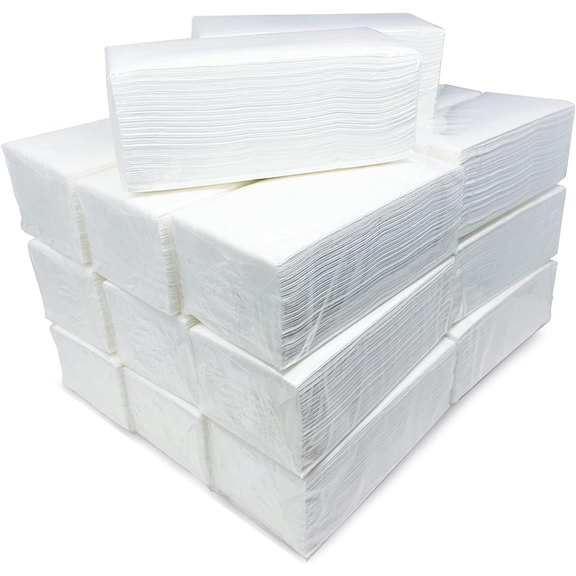 Toallas Papel Secamanos Zig Zag Laminadas Doble Capa 1800 unidades | 12 Paquetes de 150 unidades