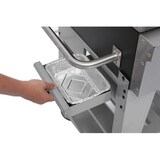 thumbnail of METRO PROFESSIONAL Barbecue Plancha à 6 brûleurs sur chariot, acier revêtu en poudre, 165 x 62 x 101 cm, puissance 22,2 kW, 4 roulettes, argent
