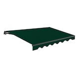 thumbnail of Wasabi - Toldo Exterior Enrollable 3x2,5 Verde Poliéster – Estructura Aluminio Antracita Inclinación Regulable