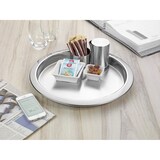 thumbnail of Edelstahltablett VENGA, rund, Durchmesser 35 cm (30 cm), Höhe 3 cm, Oberfläche matt, Rand hochglanzpoliert,