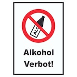 thumbnail of Alkohol verbot Schild A4 (210x297mm)