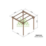 thumbnail of Pérgola de Madera Maciza Almería (Maderland) - Gardeneas