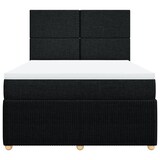 thumbnail of vidaXL Boxspringbett mit Matratze Schwarz 140x190 cm Stoff