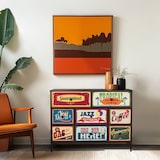 thumbnail of Cómoda AMERIKO B 102x30x77 cm 8 cajones multicolor hjh LIVING