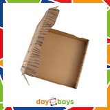 thumbnail of DayBays 400 Stk. Pizza-Karton 32x32x4 cm  Braun Kraftpapier bedruckt mit Pizza-Motiv