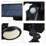 thumbnail of Luz exterior solar com sensor de movimento 56 LEDs solares 2 cabeças