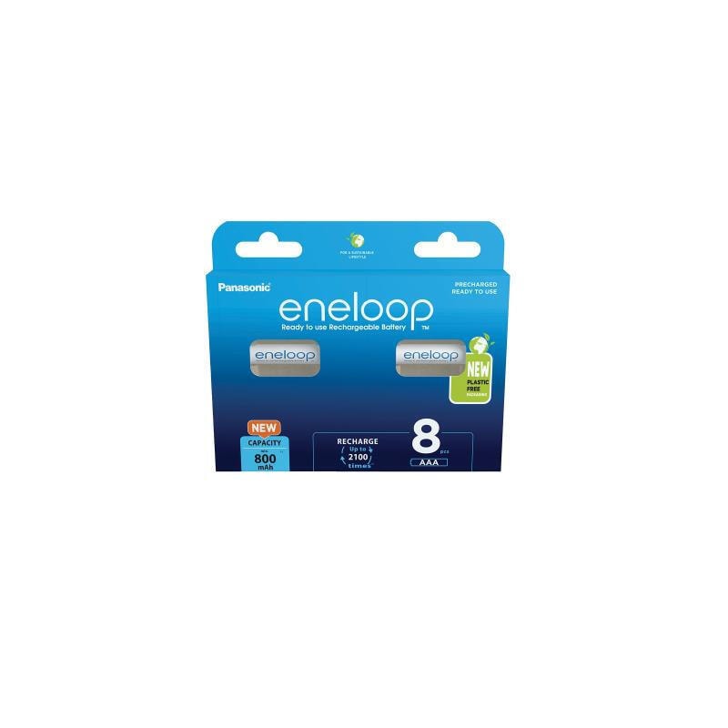 Panasonic batteries eneloop,piles ready-to-use ni-mh,aaa/micro,8