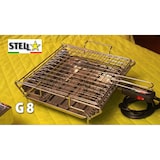 thumbnail of Stella Soc. Coop. Bistecchiera griglia elettrica in acciaio inossidabile 2000 Watt Made in Italy la Stella - G8