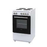 thumbnail of Daewoo F5EH01WL1DE Vrijstaande kookplaat met 4 kookplaten incl.1 flash kookplaat /55L/3 verwarmingsstanden / Gemakkelijk schoon te maken email / Wit