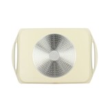 thumbnail of Menastyl - Plaque cuisson 44x27cm en fonte aluminium crème induction avec grille