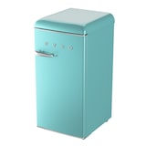 thumbnail of EVVO Frigorífico Mini F26 Retro Azul Pastel, 95 litros, diseño vintage, bajo consumo, silencioso